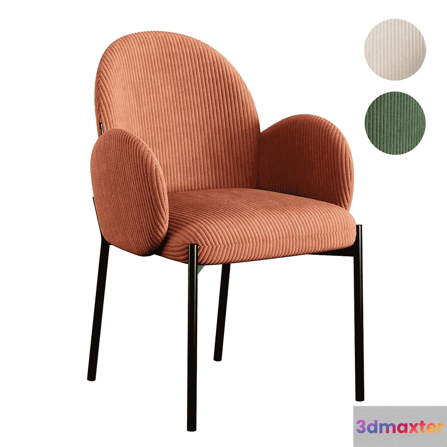 Modern Armchair 3D Model - 14959 - VRAY Render