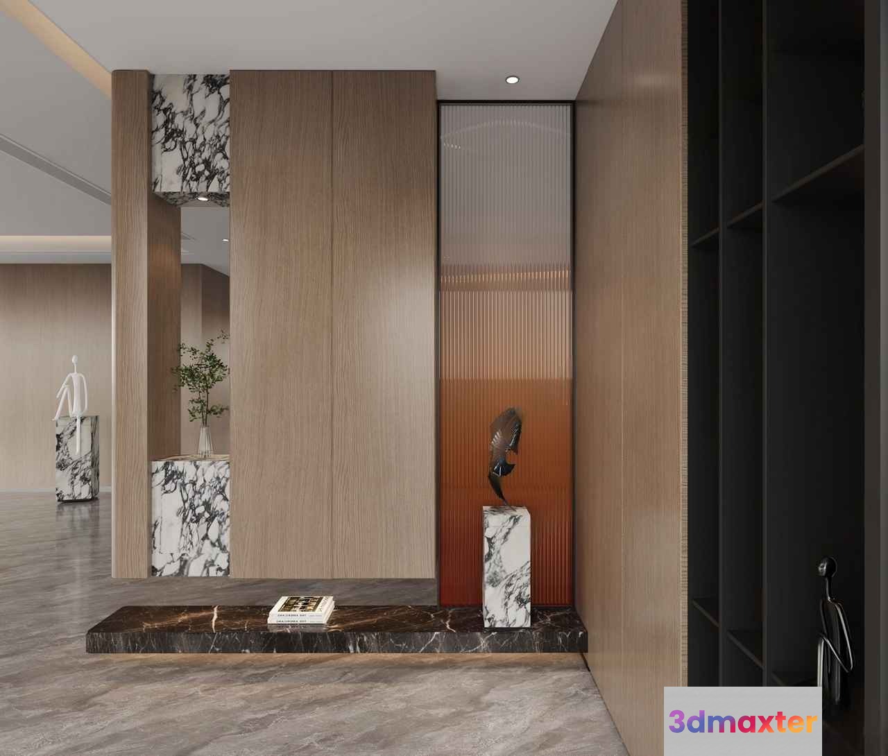 Modern Art Gallery 3D Model - 12316 - CORONA Render