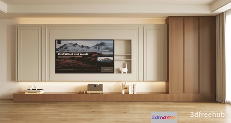 Modern Living Room 3D Model - 22711 - VRAY Render