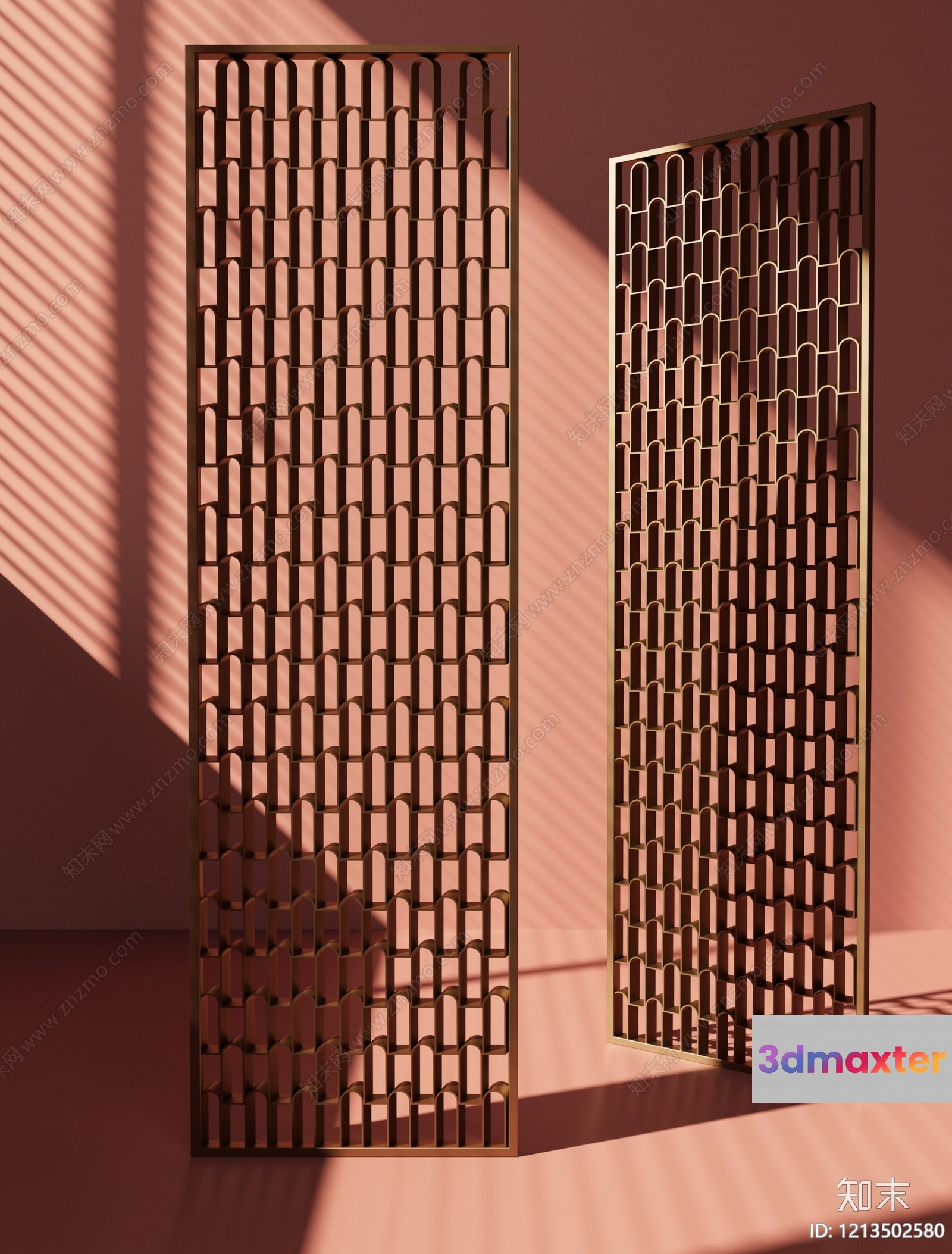 Modern Decorative Screens 3D Model - 5853 - VRAY Render