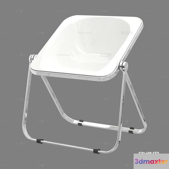 Modern White Chair 3D Model - 23149 - VRAY Render