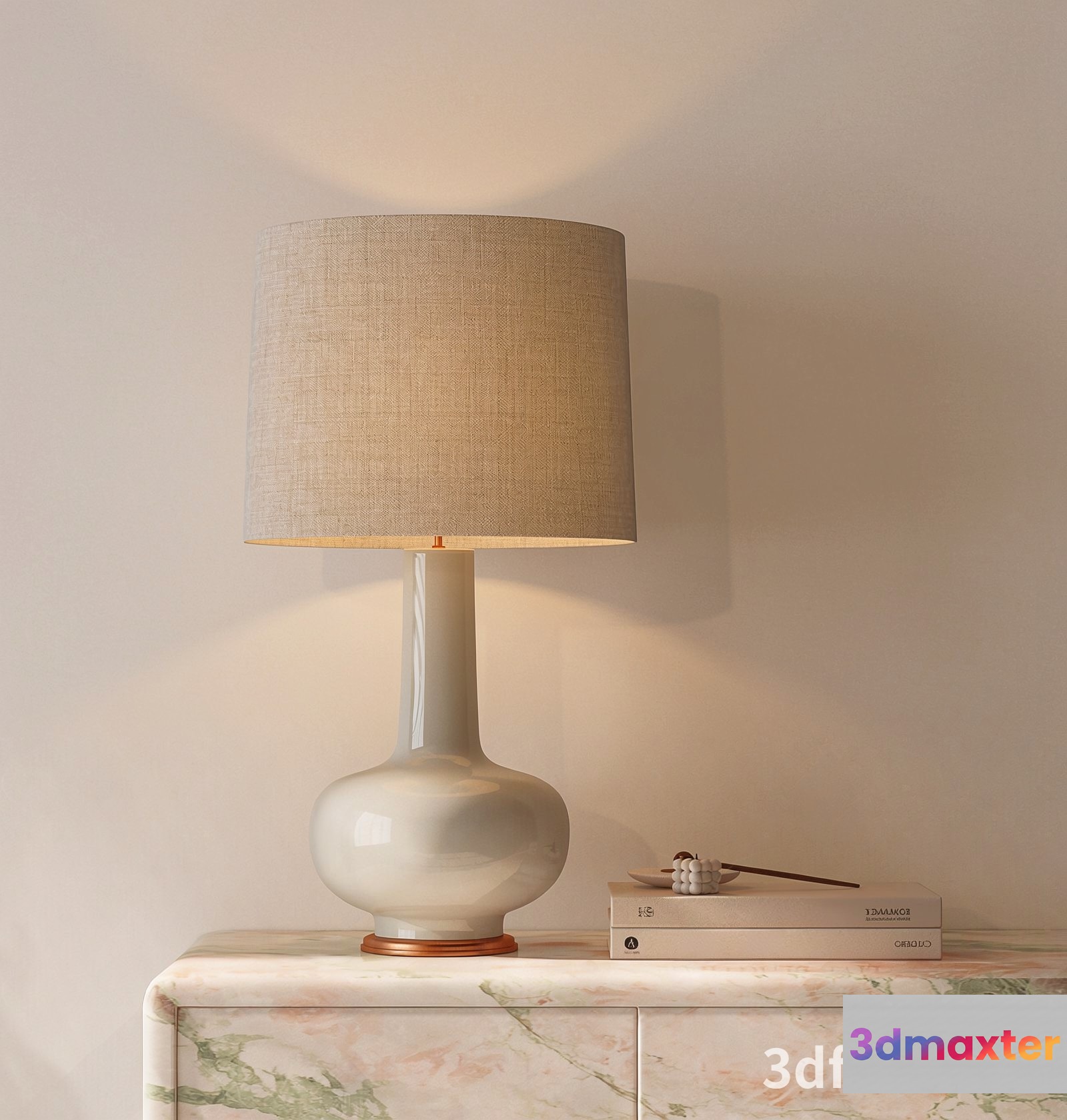 Modern Table Lamp 3D Model - 22396 - VRAY Render