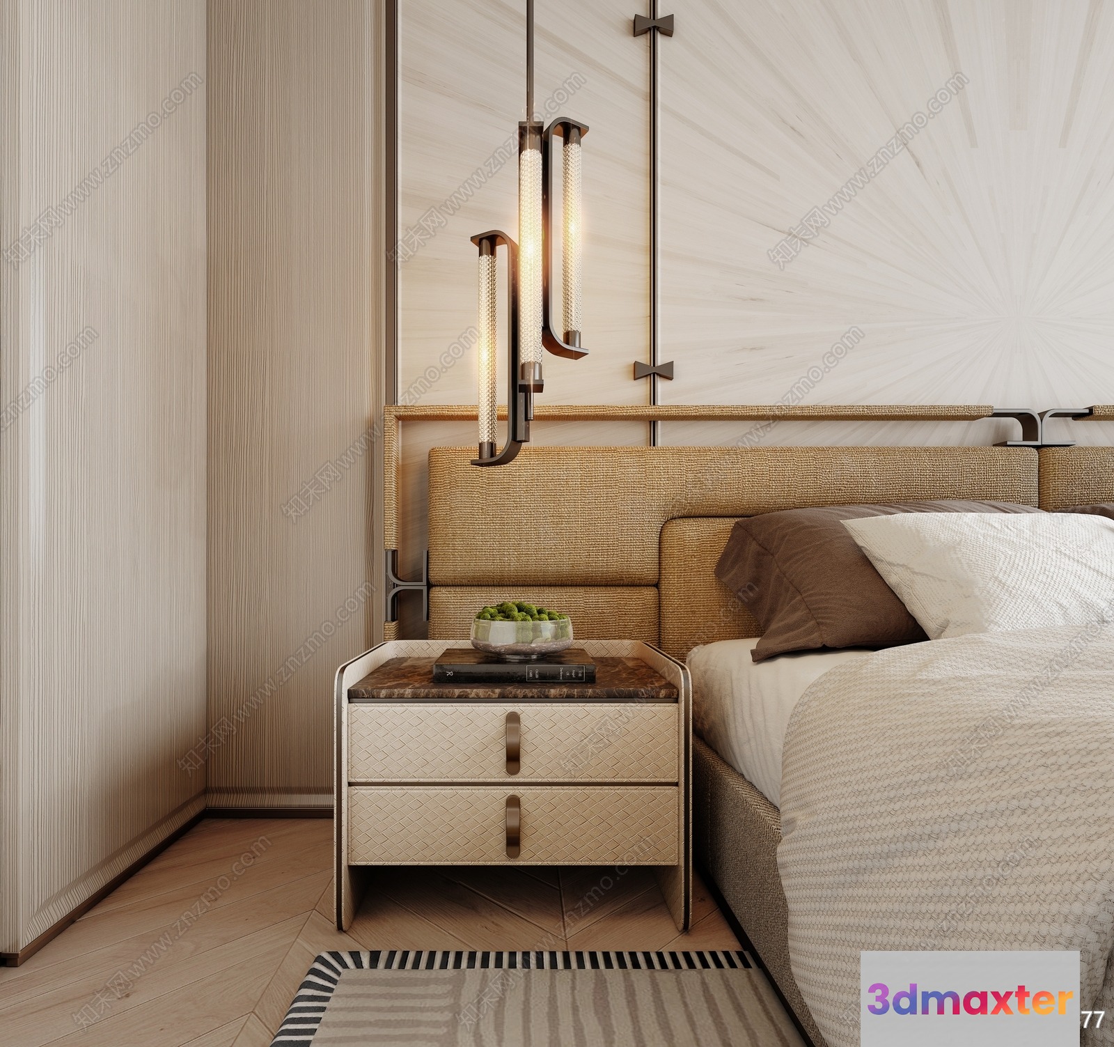Modern Light Fixture 3D Model - 14860 - VRAY Render