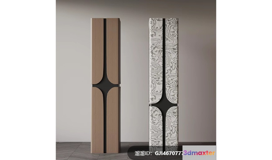 Modern Tall Furniture 3D Model - 11452 - VRAY Render