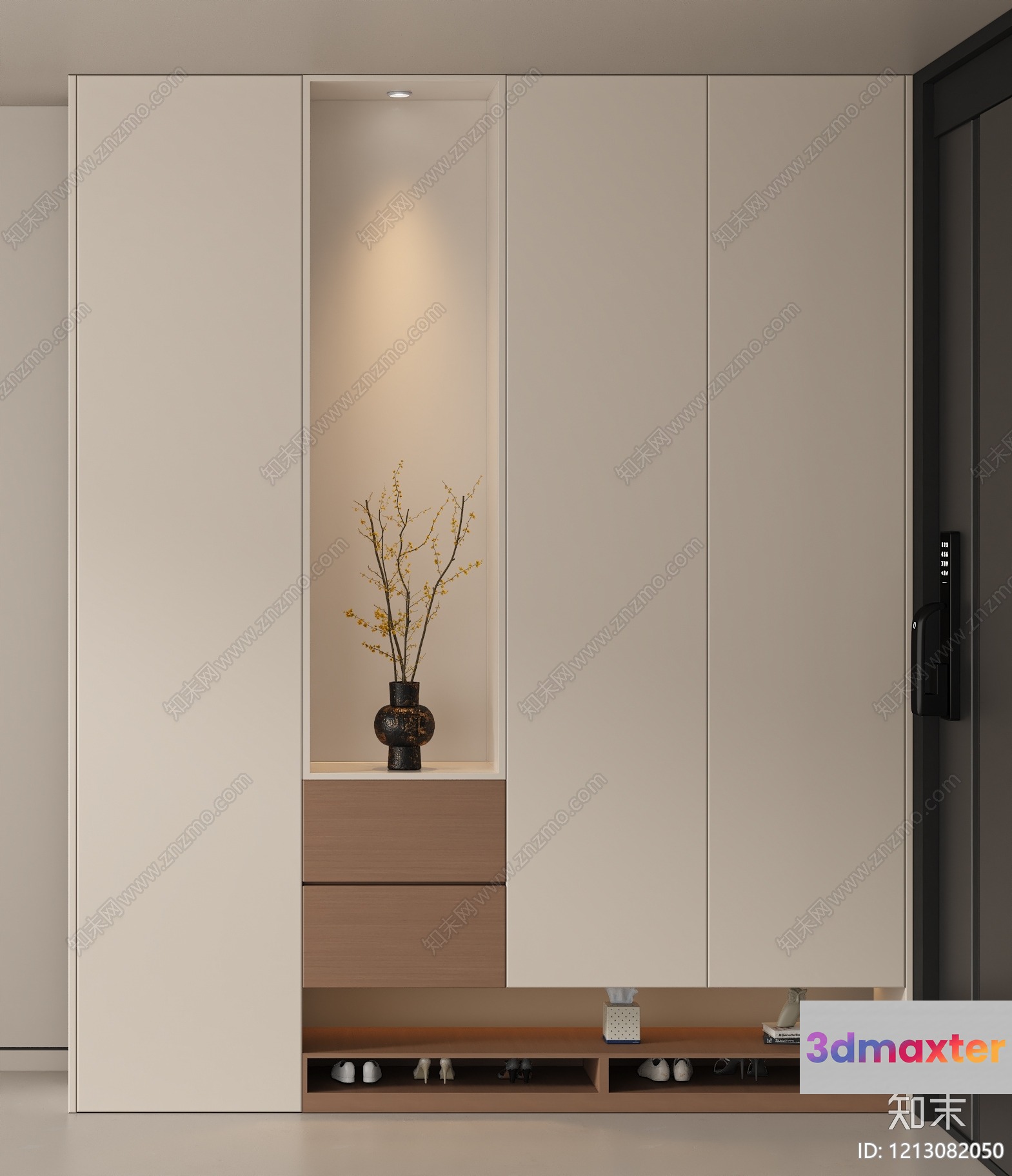 Modern Light Furniture 3D Model - 11590 - VRAY Render