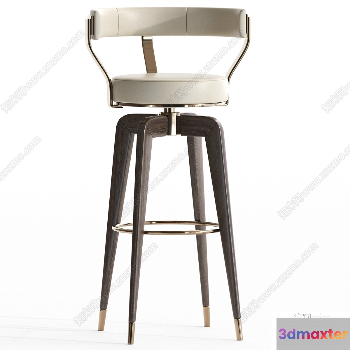 Modern Bar Stool 3D Model - 13902 - VRAY Render