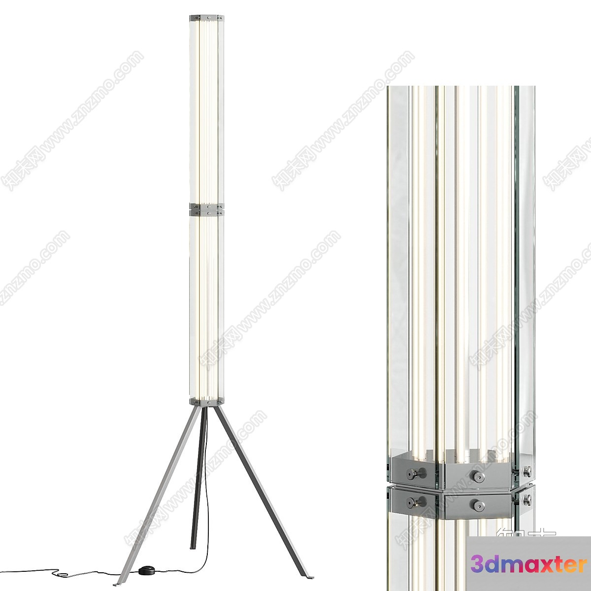 Modern Floor Lamp 3D Model - 15520 - VRAY Render