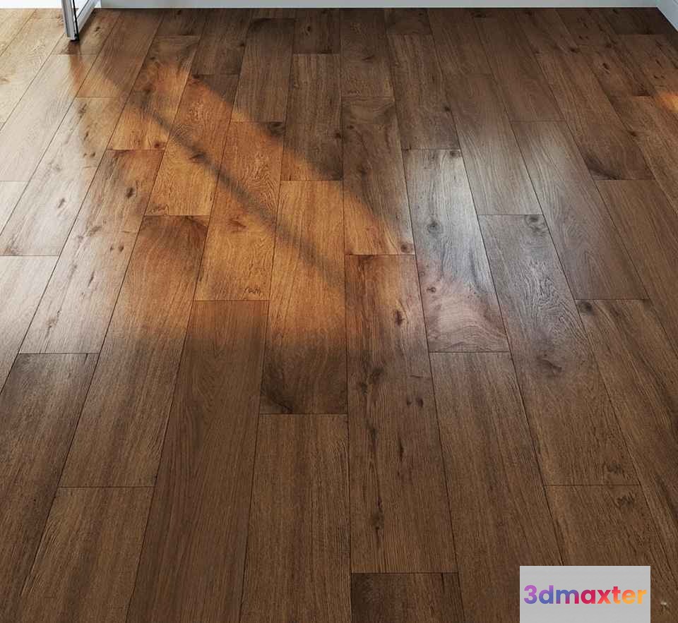 Wooden Floor Planks 3D Model - 19023 - CORONA Render