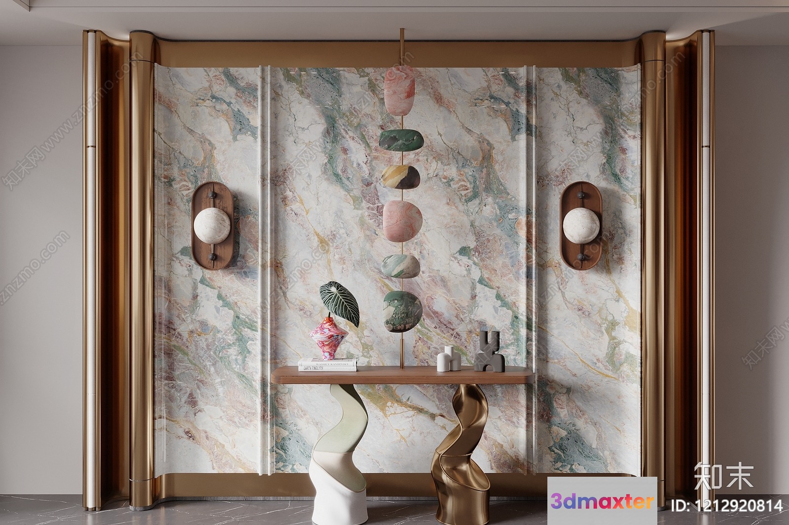 Modern Home Decor 3D Model - 4798 - VRAY Render