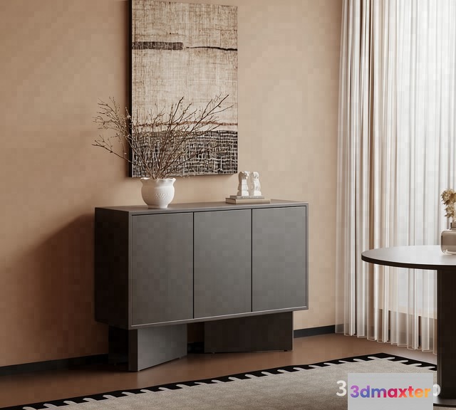 Modern Dining Room 3D Model - 21167 - VRAY Render