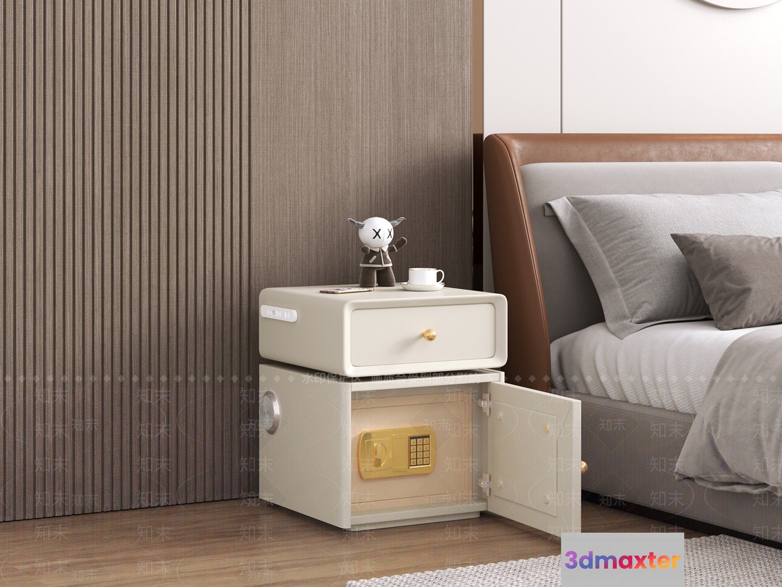 Cozy Bedroom 3D Model - 14978 - VRAY Render