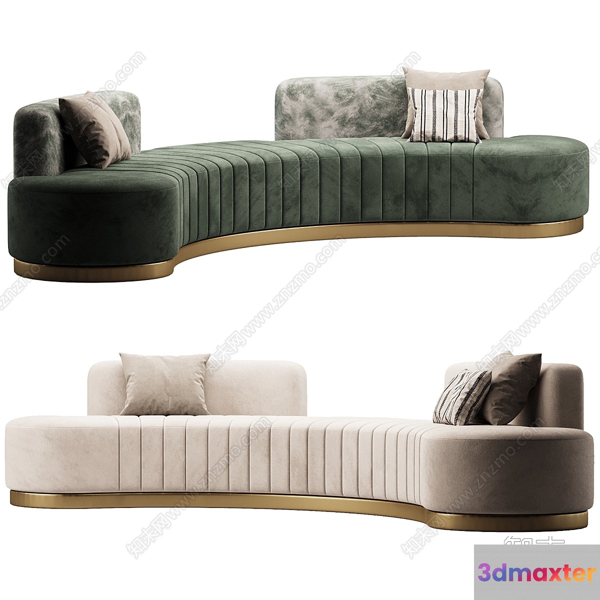 Modern Furniture Pieces 3D Model - 22831 - VRAY Render