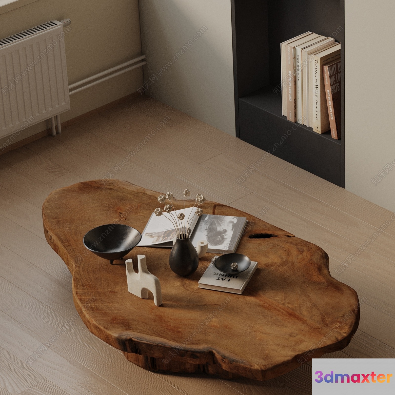 Cozy Living Room 3D Model - 4060 - VRAY Render