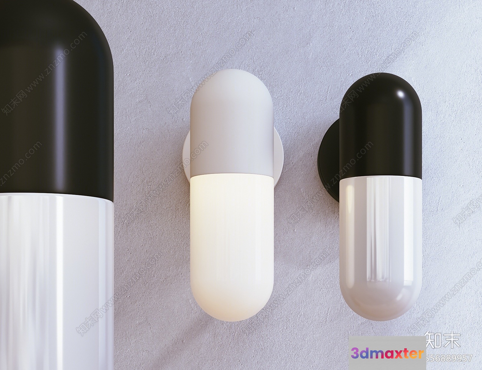 Modern Light Fixtures 3D Model - 7765 - VRAY Render