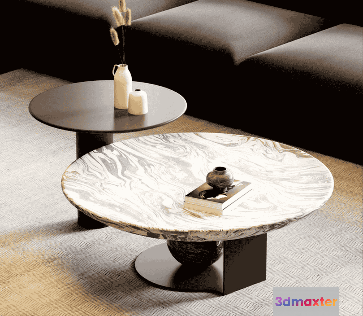 Modern Coffee Table 3D Model - 14643 - VRAY Render