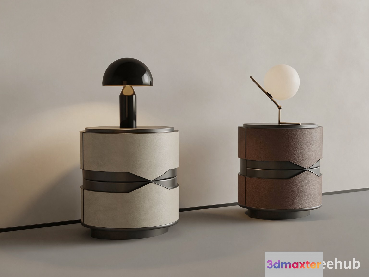 Modern Table Lamps 3D Model - 23591 - VRAY Render
