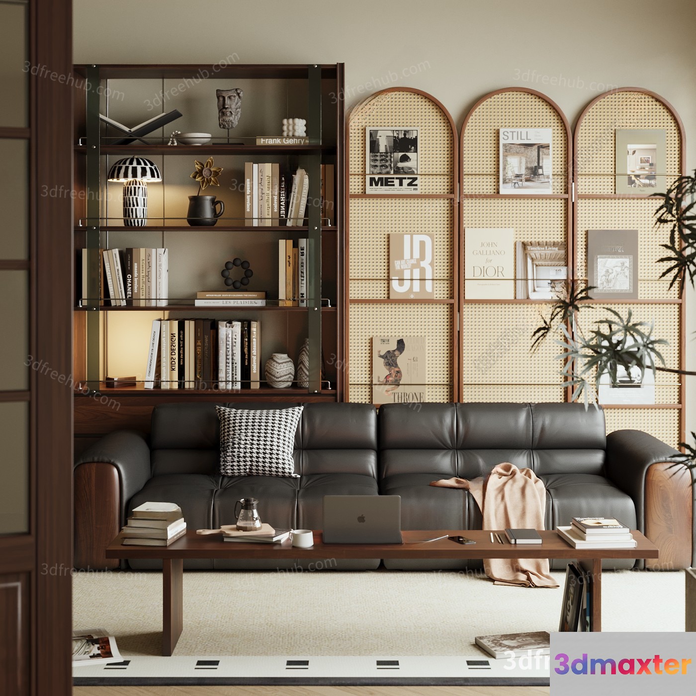 Modern Living Room 3D Model - 20818 - VRAY Render