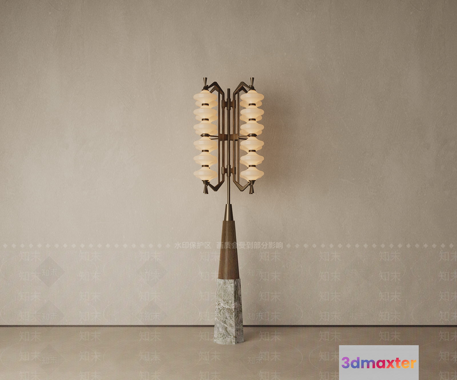 Modern Light Fixture 3D Model - 20129 - VRAY Render
