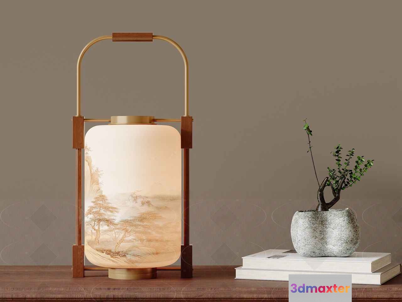 Gold Light Fixture 3D Model - 17798 - CORONA Render
