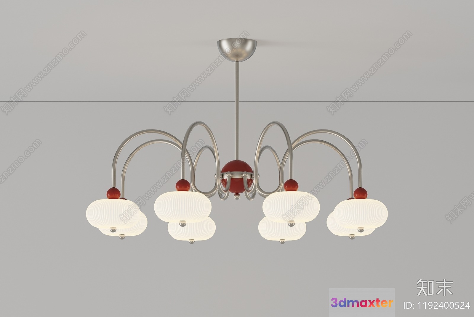 Gold Light Fixture 3D Model - 17435 - VRAY Render