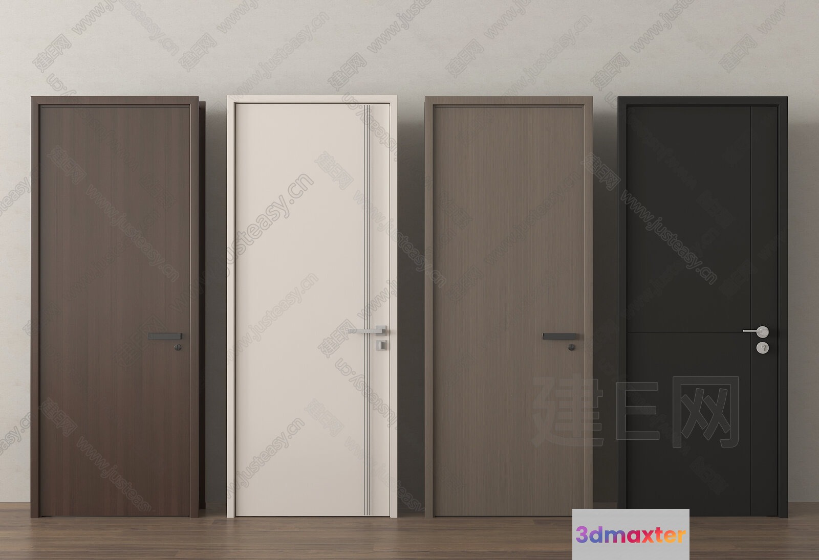 Modern Door Designs 3D Model - 15720 - VRAY Render