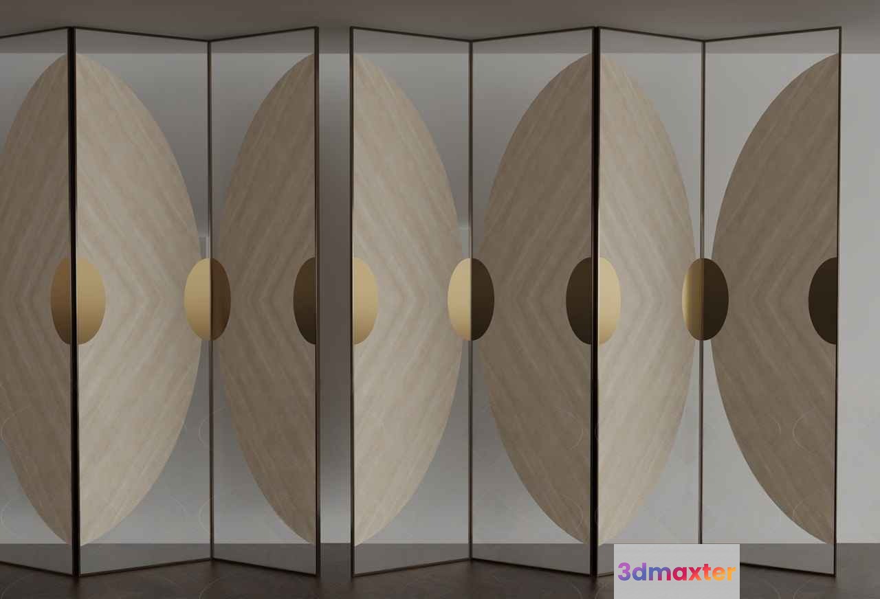 A Room Divider 3D Model - 4222 - VRAY Render