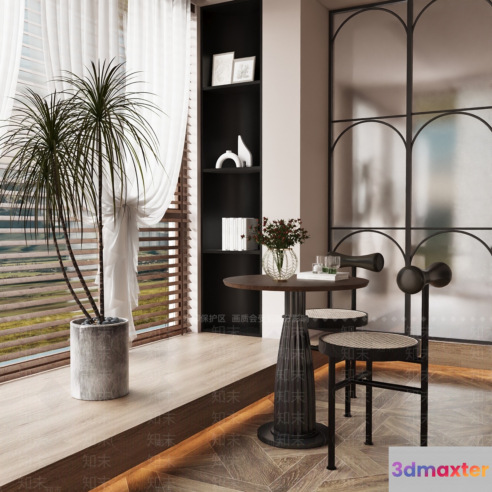 Modern Living Room 3D Model - 3181 - VRAY Render