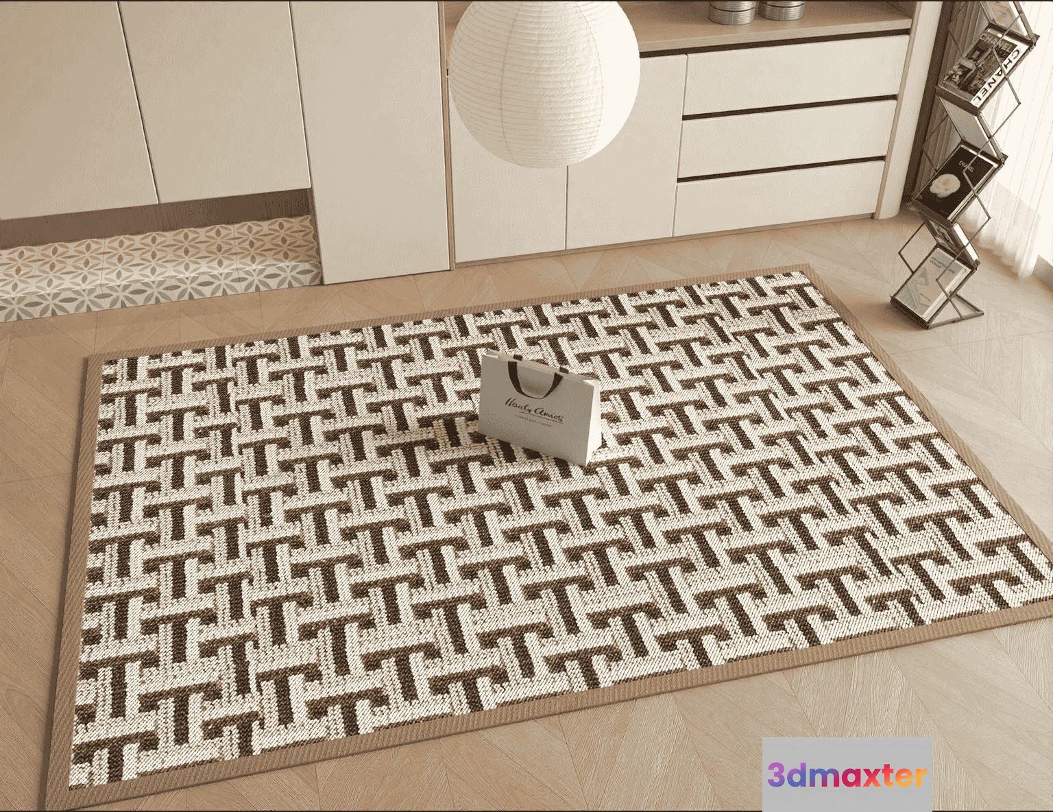 Modern Living Room 3D Model - 14841 - VRAY Render
