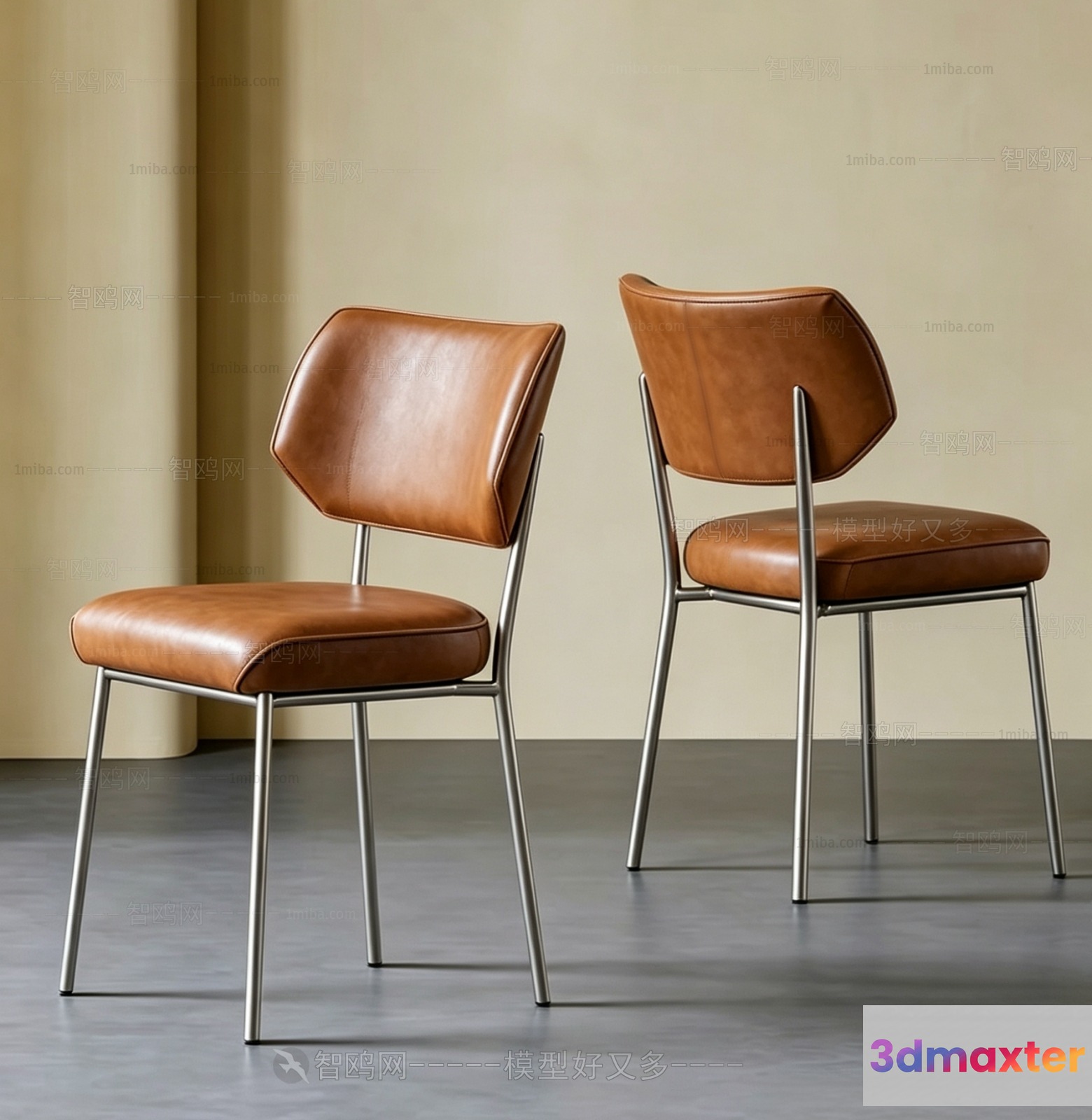 Modern Dining Chairs 3D Model - 14827 - CORONA Render