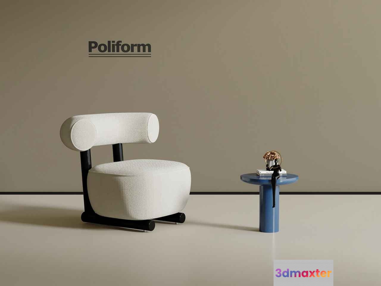 Modern Chair 3D Model - 2354 - VRAY Render
