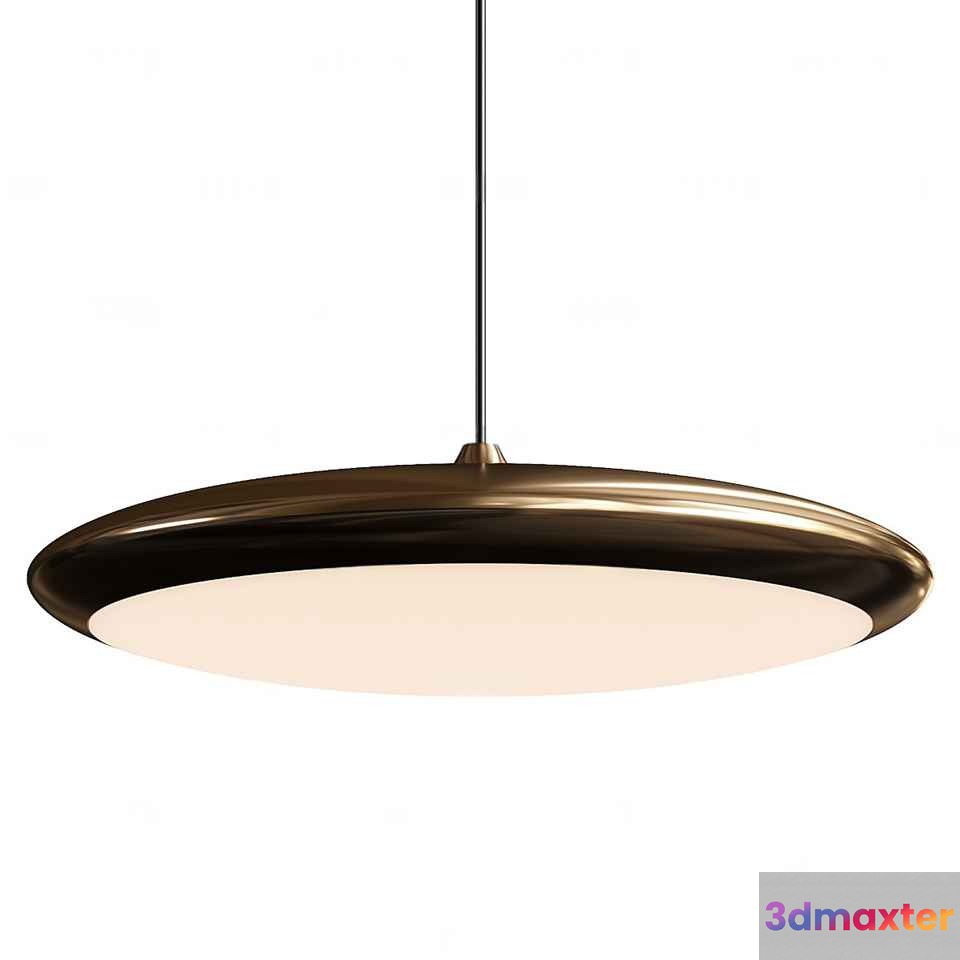 Gold Light Fixture 3D Model - 8920 - CORONA Render
