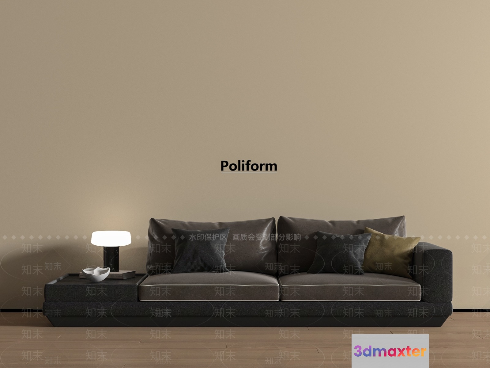 Modern Living Room 3D Model - 914 - VRAY Render