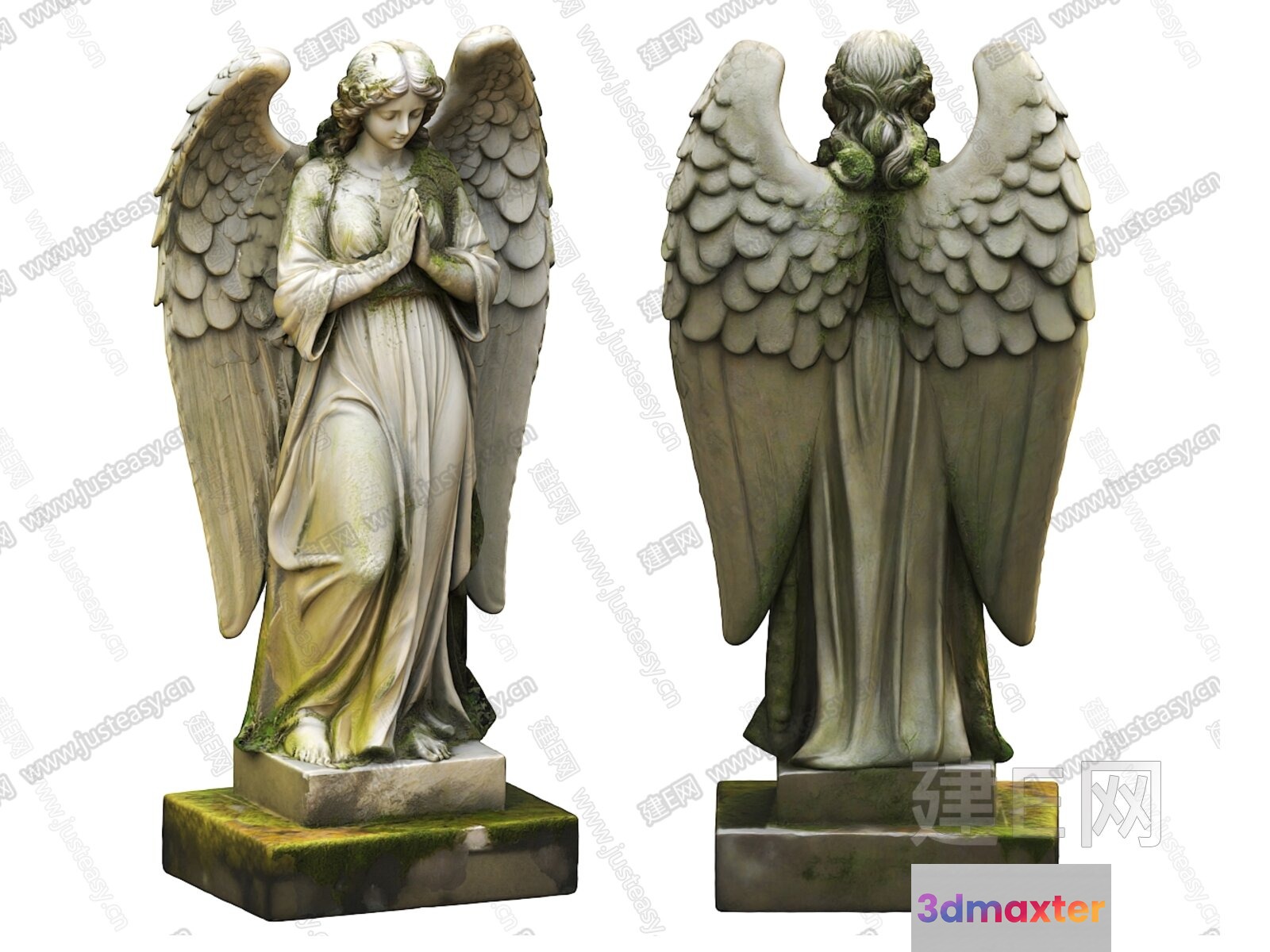 An Angel Statue 3D Model - 9784 - VRAY Render