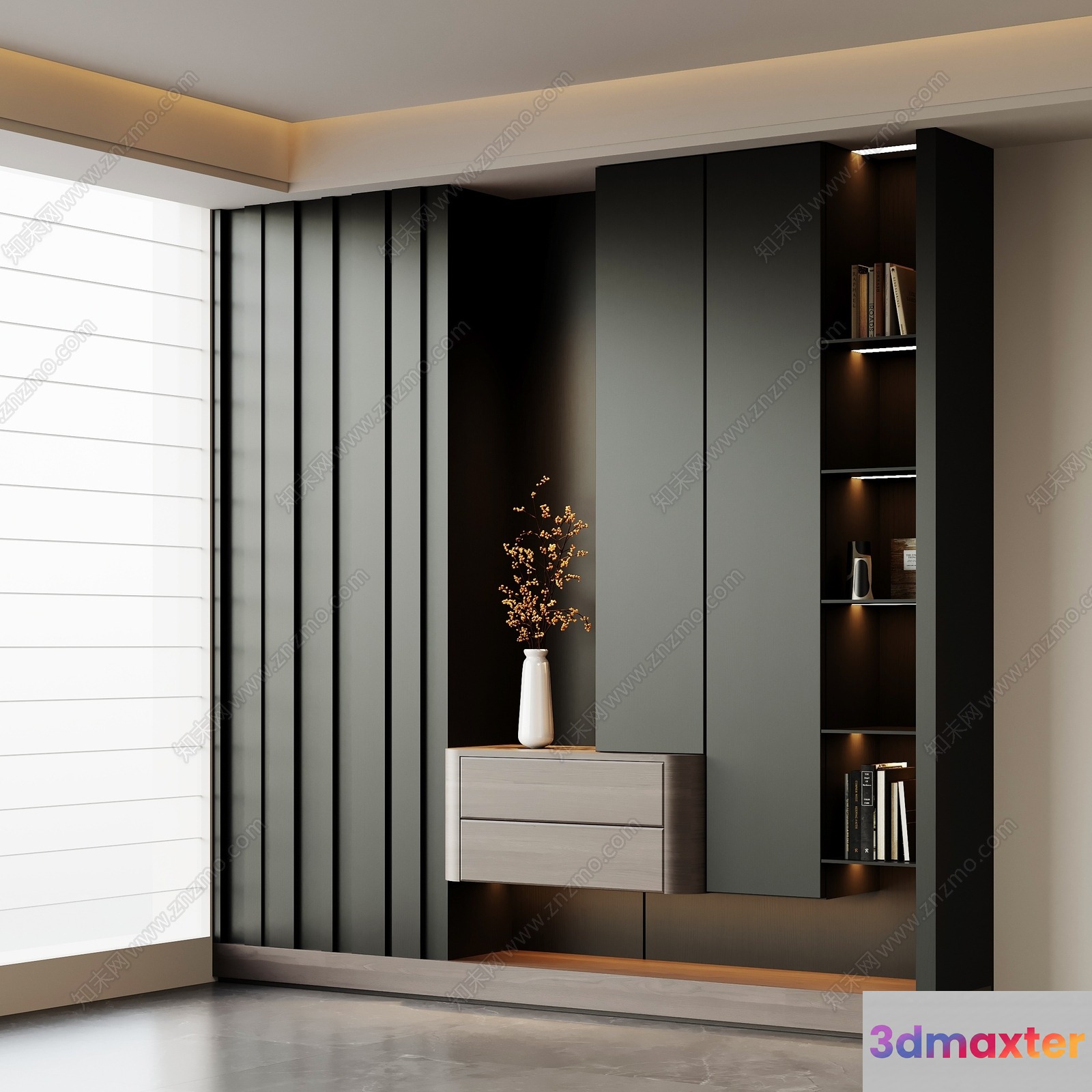 Modern Minimalist Room 3D Model - 17862 - VRAY Render