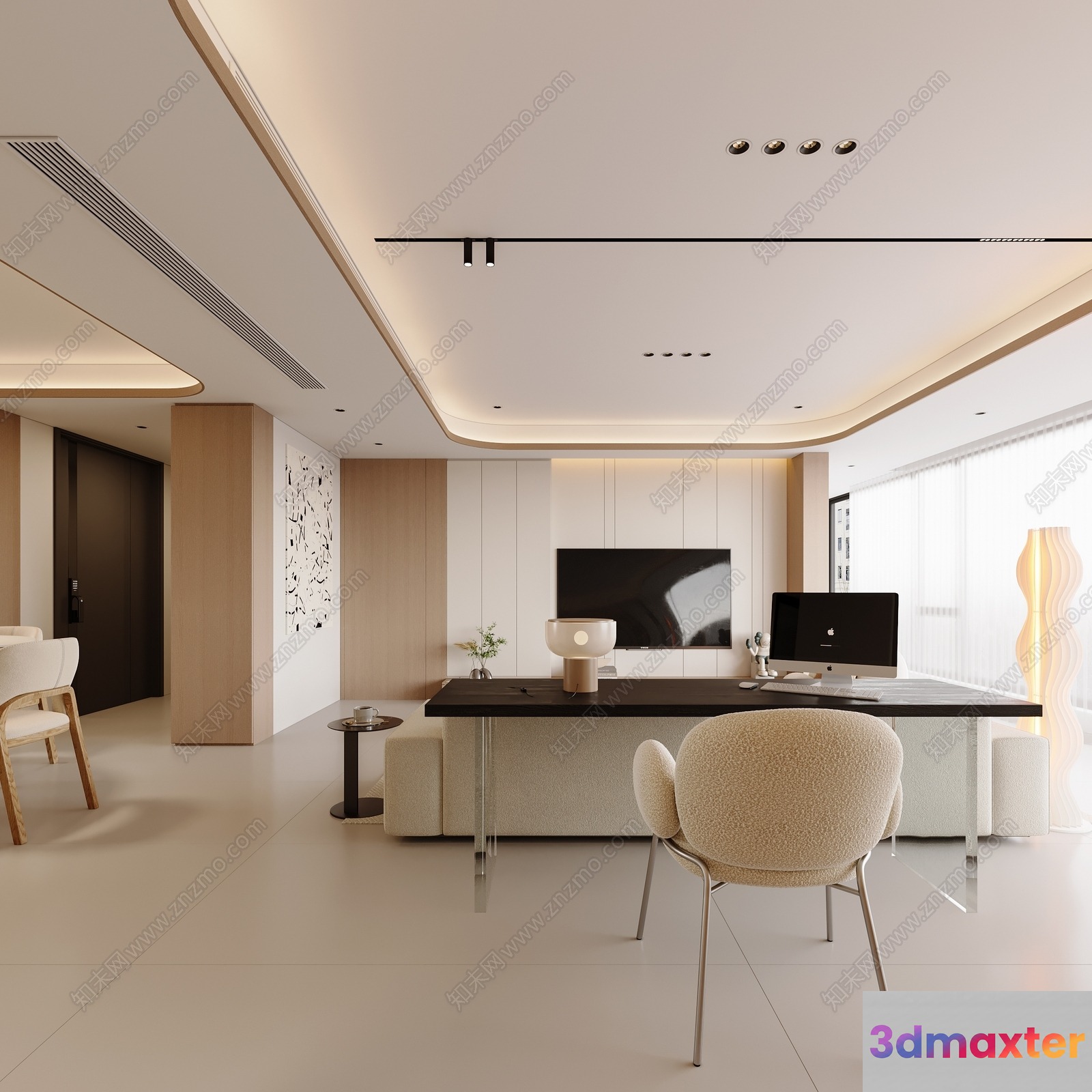 Modern Office 3D Model - 15584 - CORONA Render