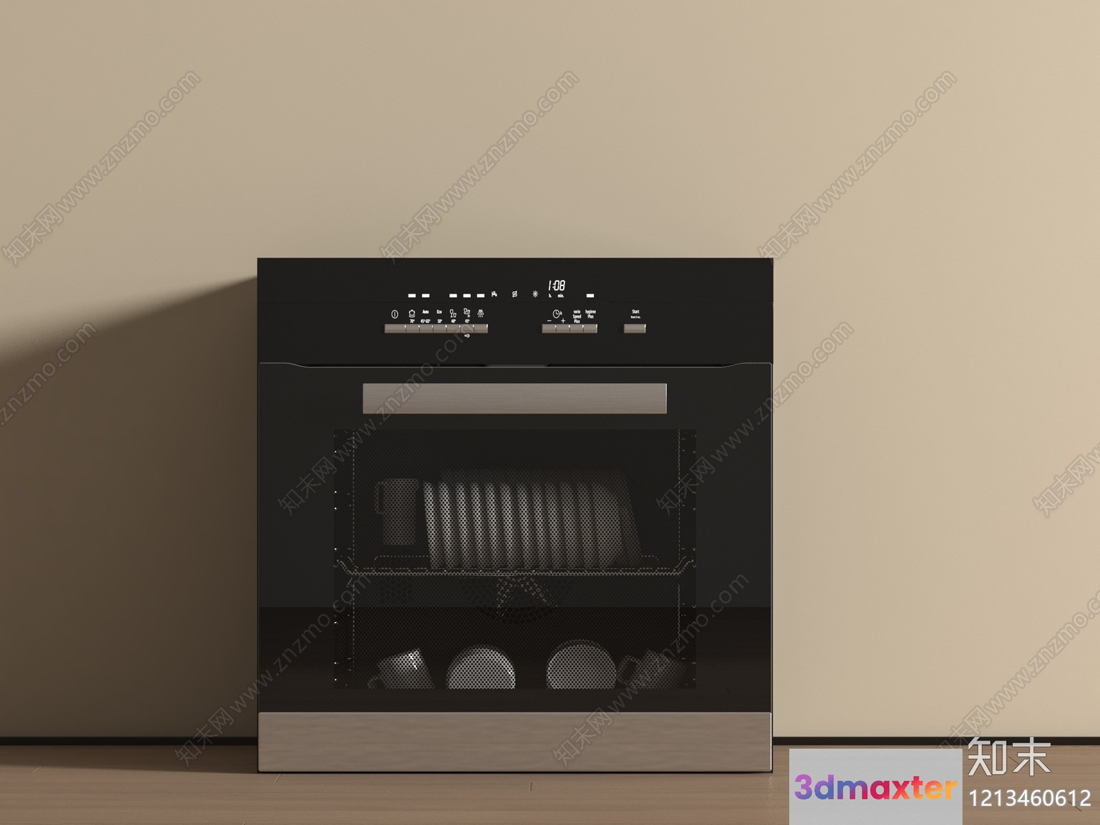 Modern Electric Oven 3D Model - 7691 - VRAY Render