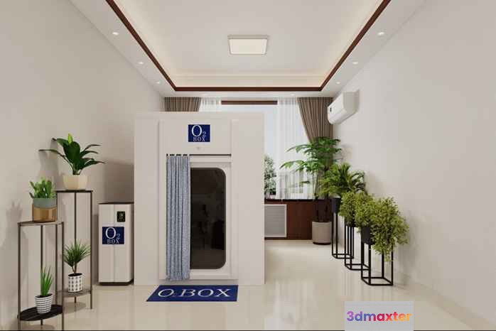 Modern Living Room 3D Model - 20377 - VRAY Render