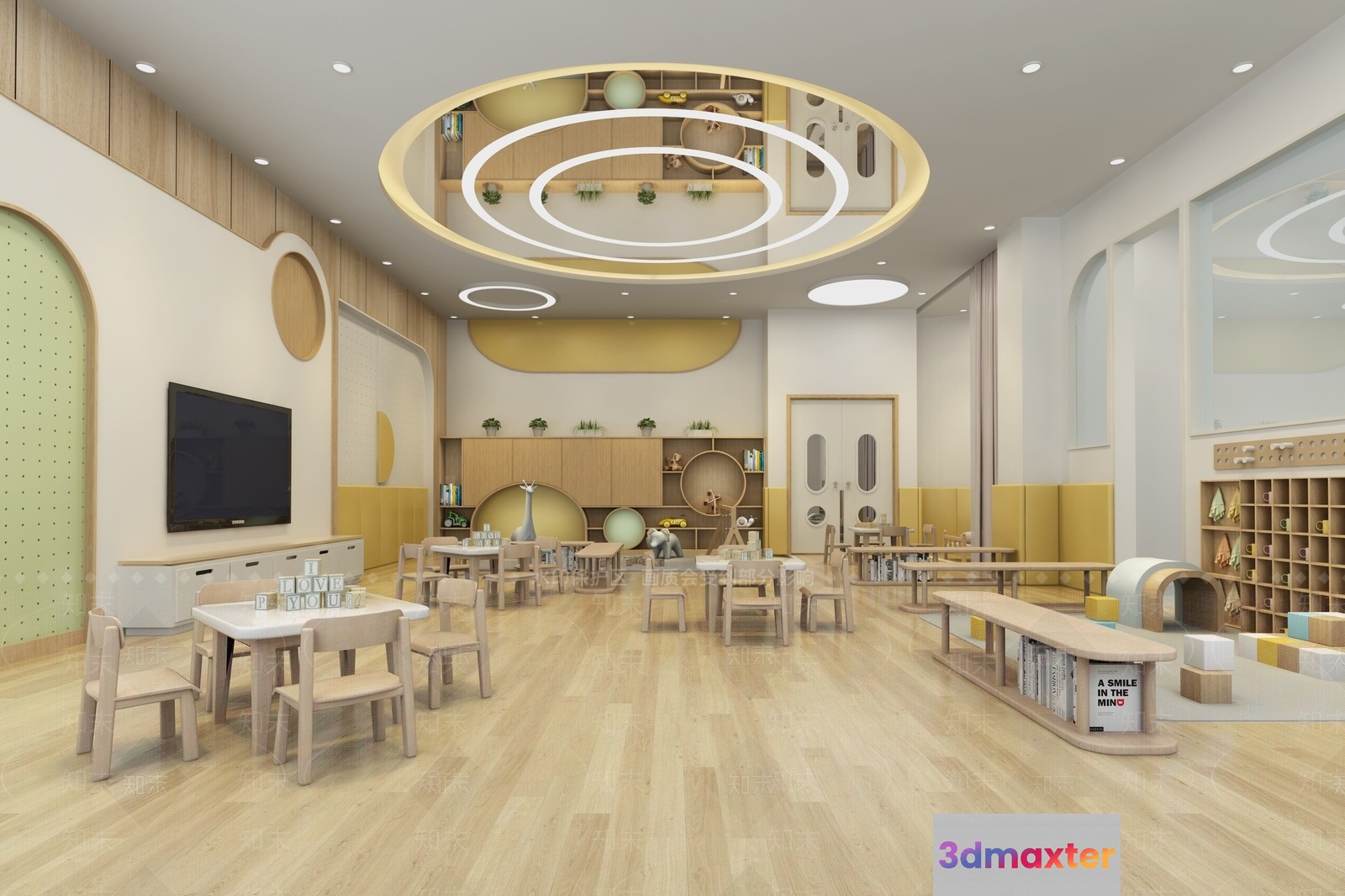 Modern Playroom 3D Model - 3823 - VRAY Render