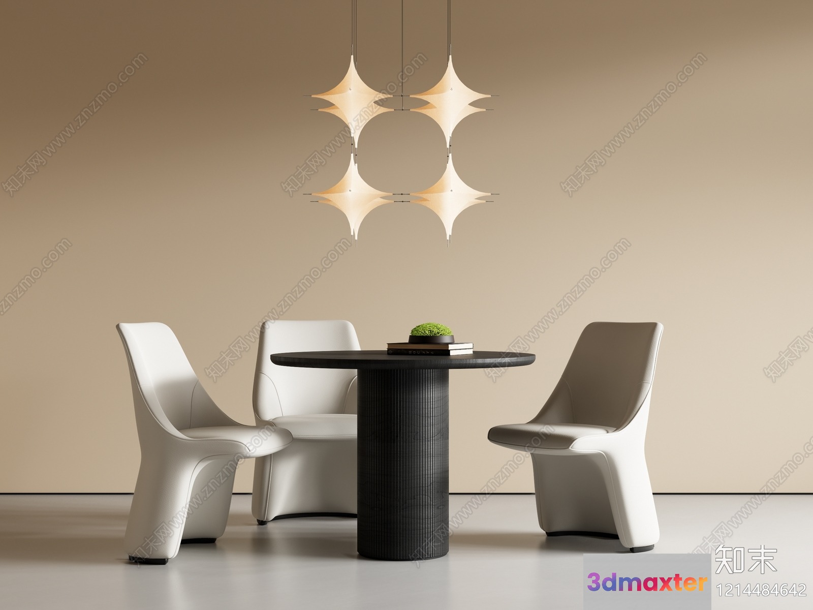 Modern Office Space 3D Model - 17473 - VRAY Render