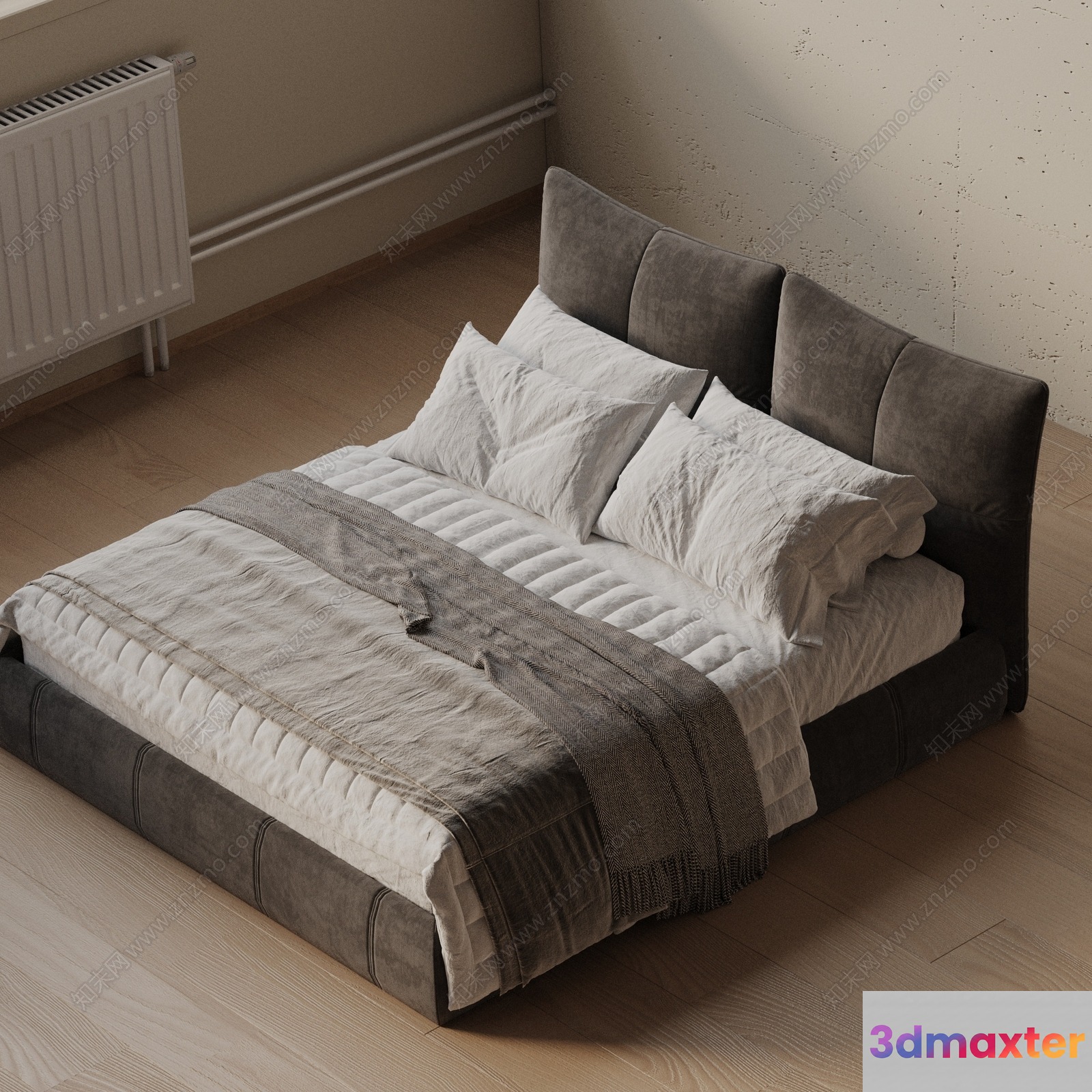 Cozy Bedroom 3D Model - 22347 - VRAY Render