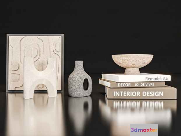 Minimalist Home Decor 3D Model - 22349 - VRAY Render