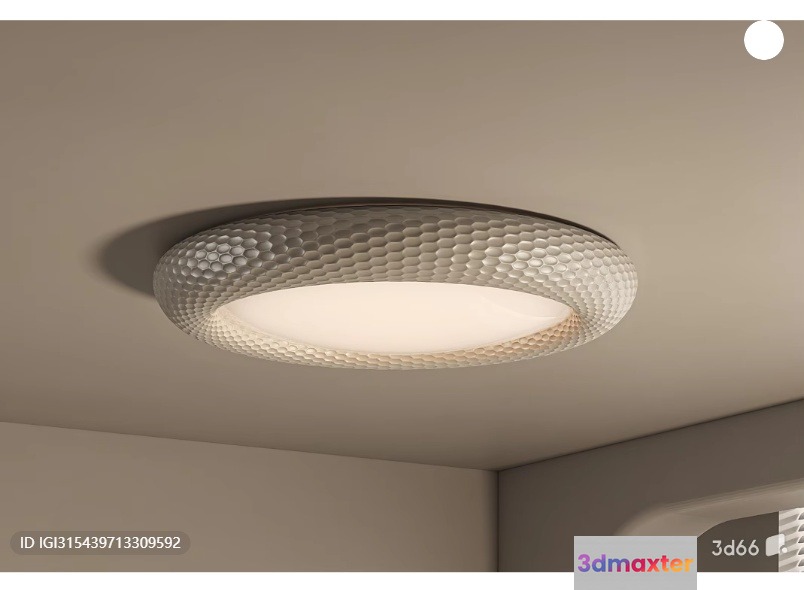 Gold Light Fixture 3D Model - 6076 - VRAY Render