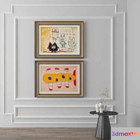 Artwork In A Frame 3D Model - 12962 - VRAY Render