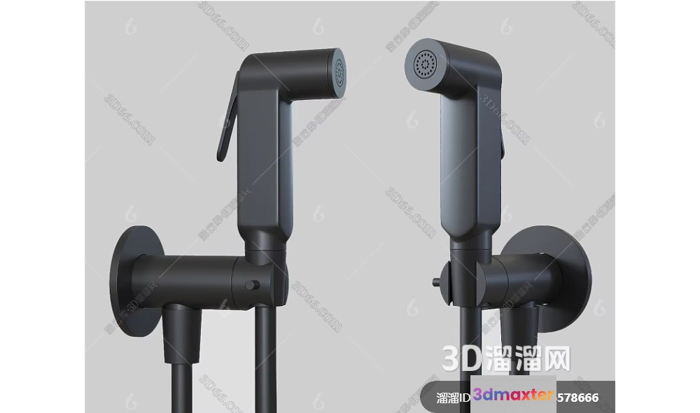 Modern Bathroom Fixtures 3D Model - 329 - VRAY Render