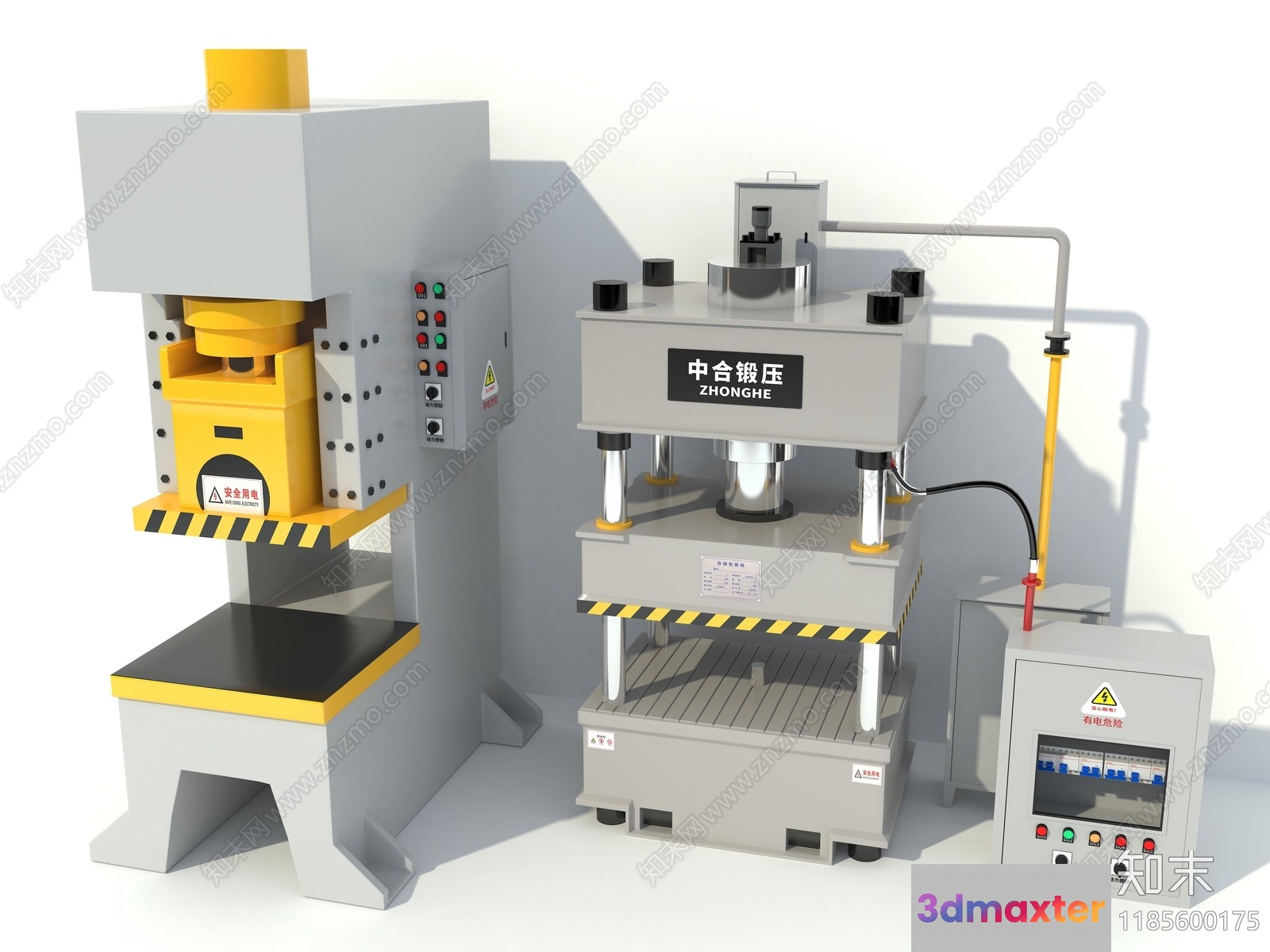 Industrial Equipment 3D Model - 8633 - VRAY Render