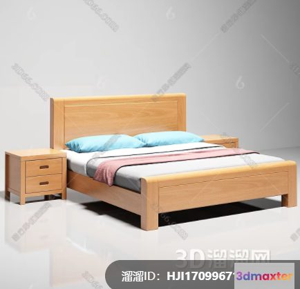 Cozy Bedroom 3D Model - 12128 - VRAY Render