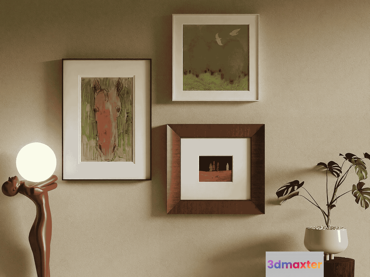 Cozy Home Decor 3D Model - 10025 - VRAY Render