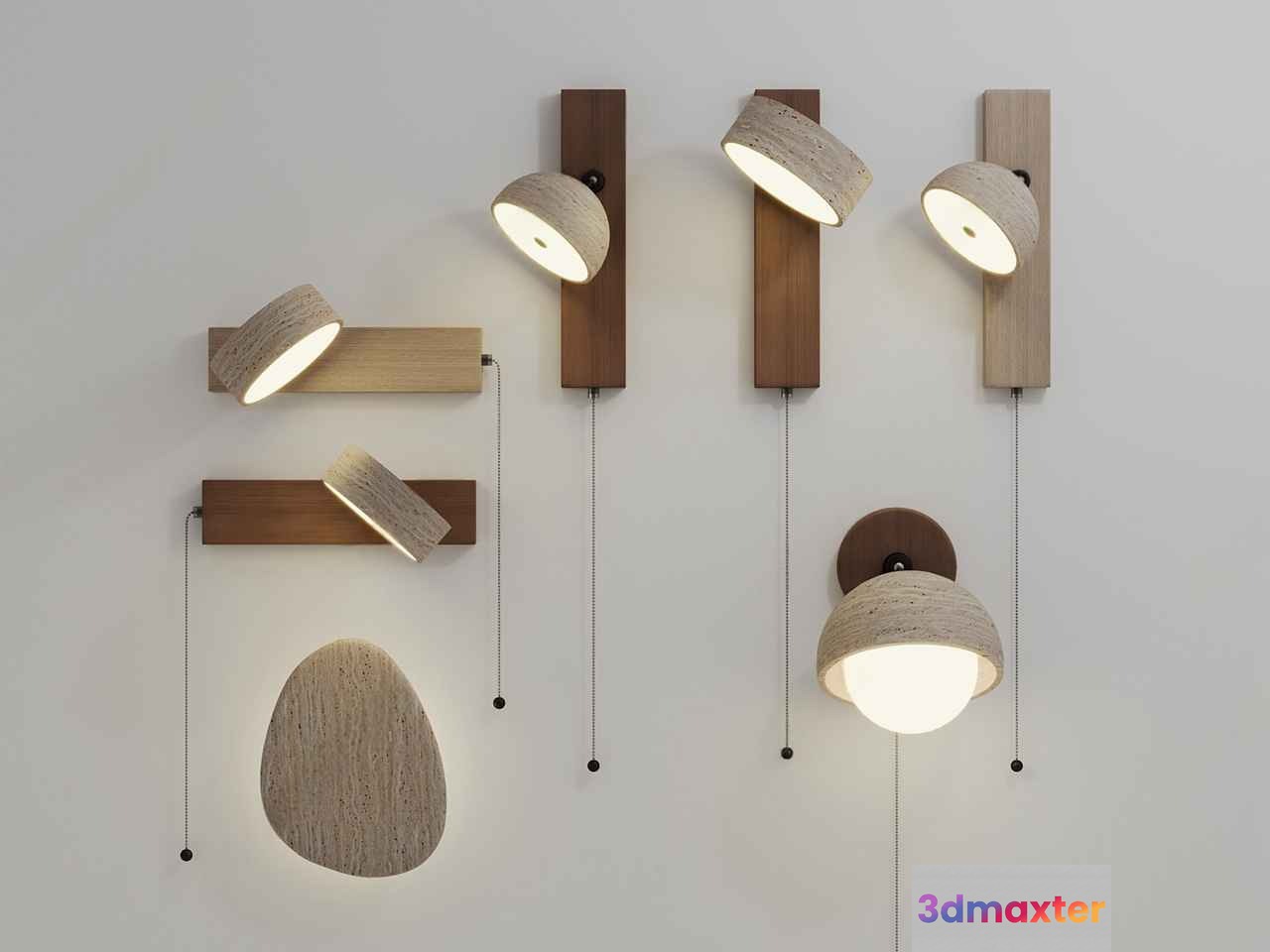 Modern Wall Lighting 3D Model - 17796 - CORONA Render
