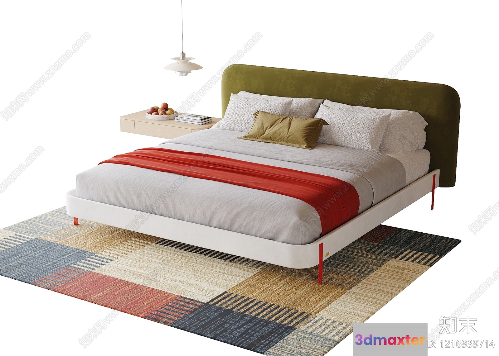 Cozy Bedroom 3D Model - 18446 - VRAY Render