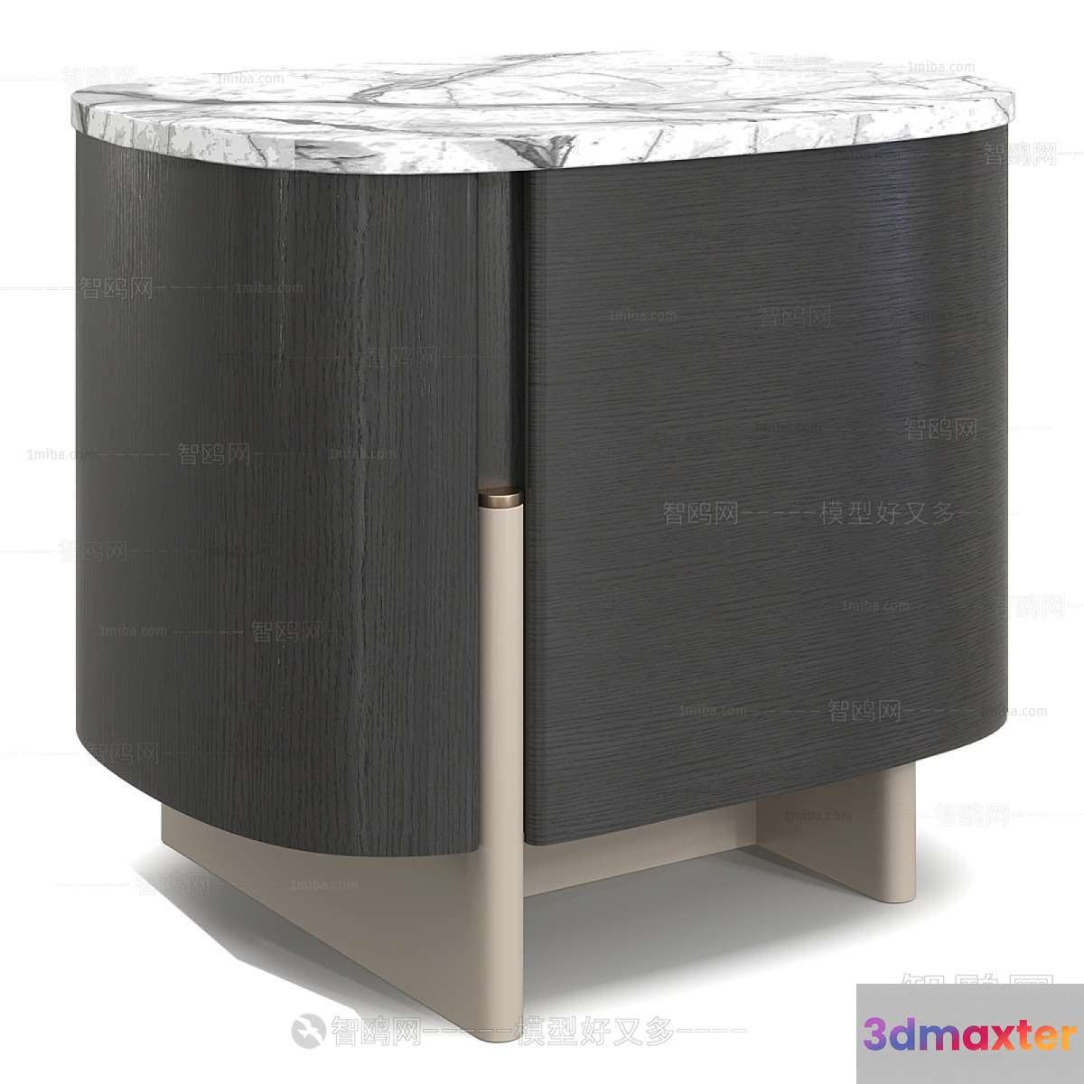 Modern Gray And White Table 3D Model - 14254 - VRAY Render